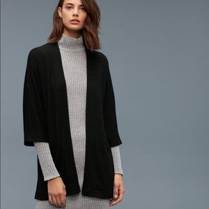 Wilfred free aritzia black cardigan sweater